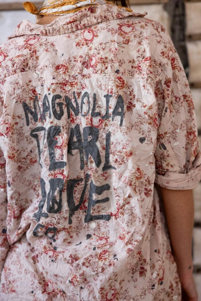 Magnolia Pearl Floral Pearl Raya Shirt in Cameo Rose Top 1299 - Image 5