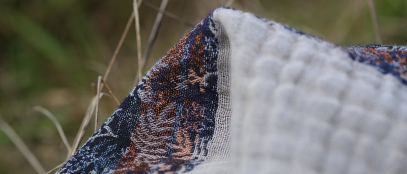 Létol | Philippine Scarf in Bleu Choco