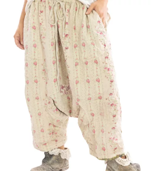 Floral Patchwork Garcon Pants by Magnolia Pearl
