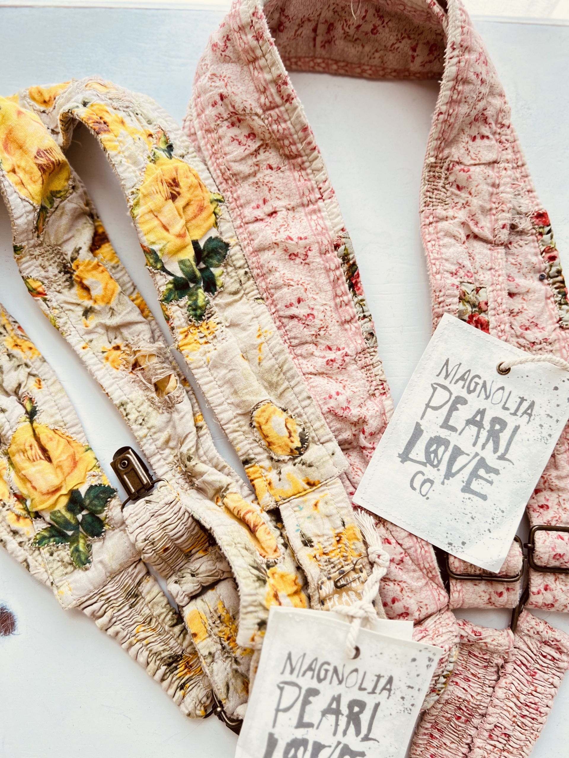 Floral Shae Suspenders by Magnolia Pearl in Tart
