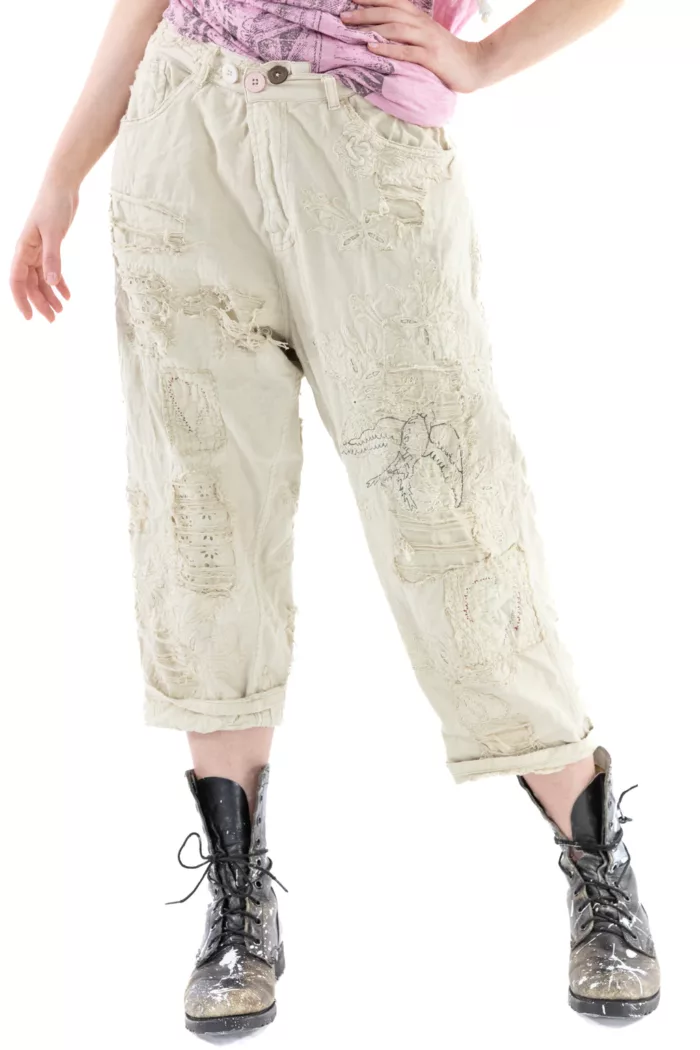 Magnolia Pearl's Amour Miner pants in moonlight pants 461