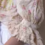 Magnolia Pearl Crochet Yoke Keira Blouse in Eden Rose Top 1566