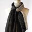 Letol Organic Cotton French Scarf Gabrielle 1 Noir HS Code 611710