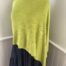 Alashan Cashmere Cotton Cashmere Trade Wind Dress Topper in Chartreuse 1908 Style LSC1501-1908