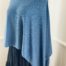 Alashan Cashmere Cotton Cashmere Trade Wind Dress Topper in Mountain Blue 7654 Style LSC1501-7654