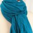 Botto Giuseppe 100 % Cashmere Scarf in Turquoise
