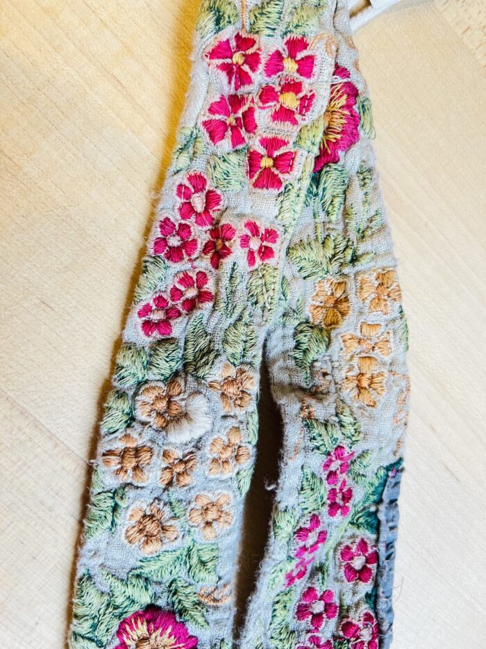 Magnolia Pearl Embroidered Floral Shea Suspenders in Moonlight Suspenders 015 (Copy) - Image 2