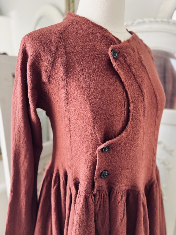 Rundholz Knitted Coat in Rust