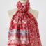 Letol Organic Cotton French Scarf Eliette 201 Rouge Chantilly HS Code 611710