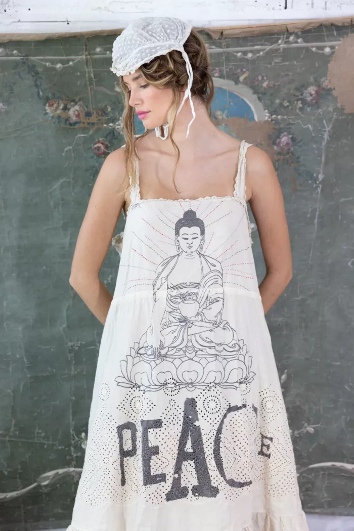 Magnolia Pearl Eyelet Tevy Peace Tank Dress in Moonlight Dress 974