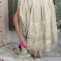 Magnolia Pearl Eyelet Hilma Skirt in Swan Skirt 157 - The