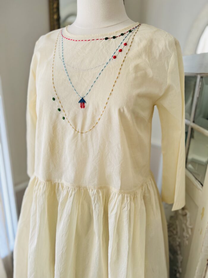 Ewa i walla Ulrika Dress in Vanilla Style 55854