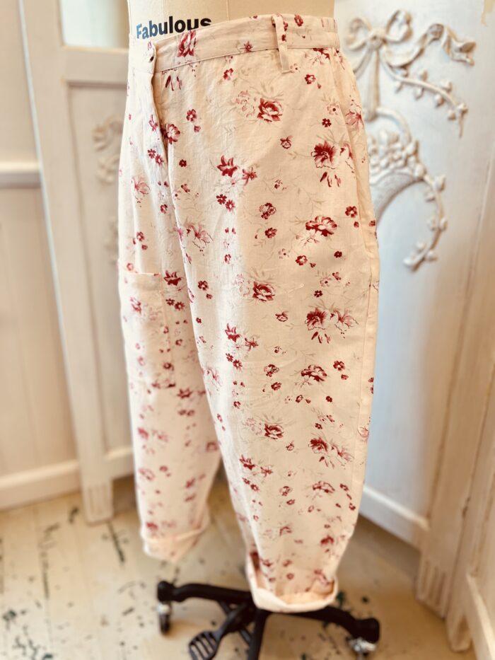 Les Ours GAston Pant in Flower Print