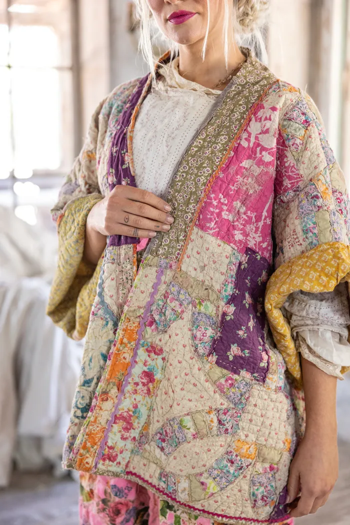 Magnolia Pearl Quiltwork Ainika Kimono in Tropical Jacket 958