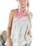 Magnolia Pearl European Cotton Eyelet Clementine Tank in Moonlight Top 1496
