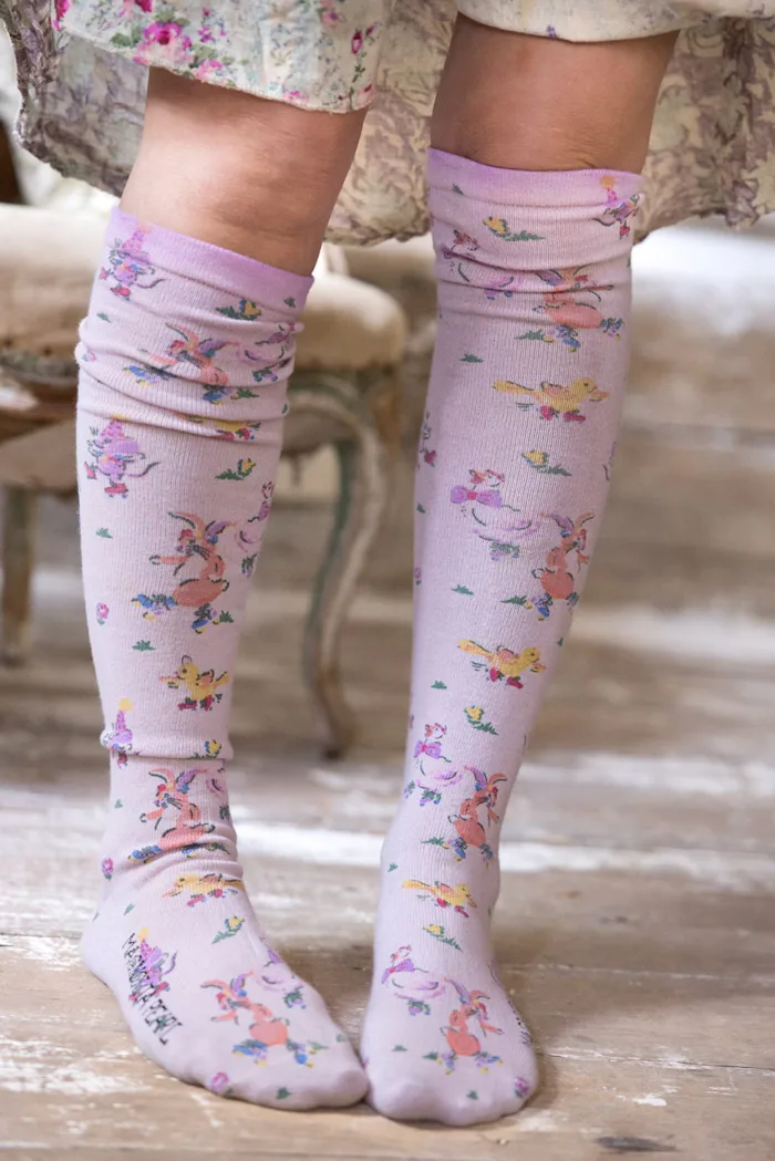 Magnolia Pearl Skate Boos OTK socks