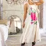 Magnolia Pearl Abbeyrosa Lana Tank Dress in Moonlight Dress 1203