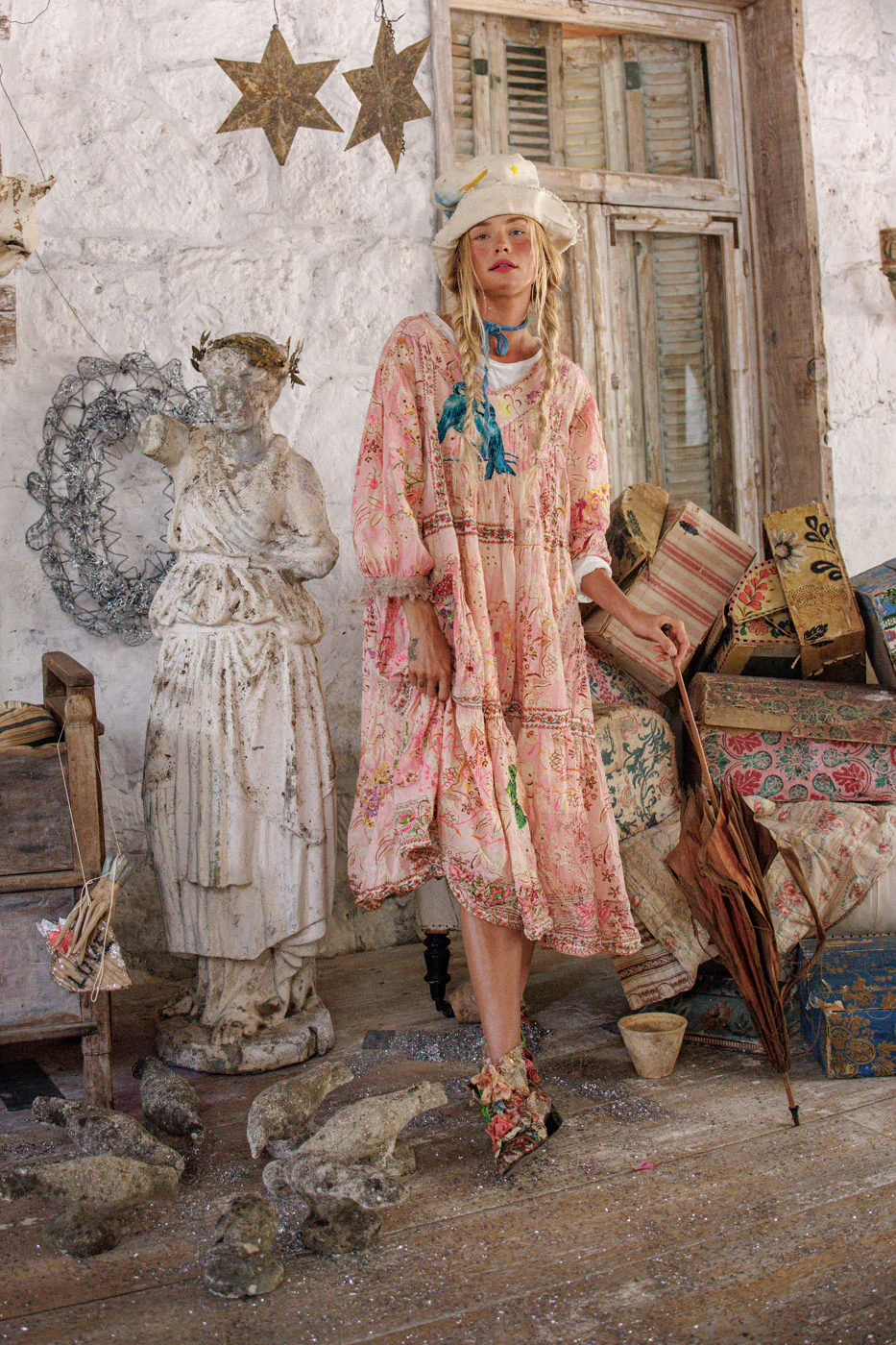 Magnolia Pearl European Cotton Della Dreamer Dress with Applique in Sweet Sixteen Dress 2027 - Image 9