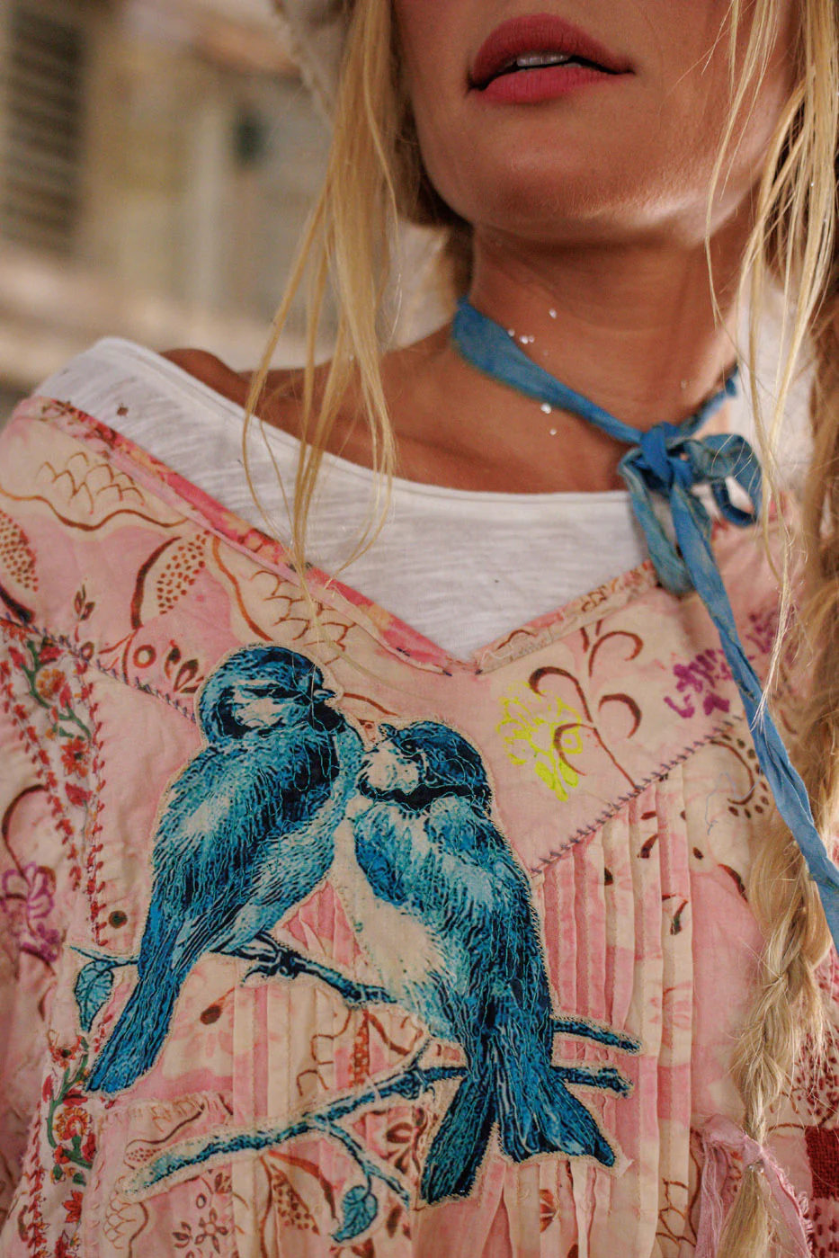 Magnolia Pearl European Cotton Della Dreamer Dress with Applique in Sweet Sixteen Dress 2027 - Image 8