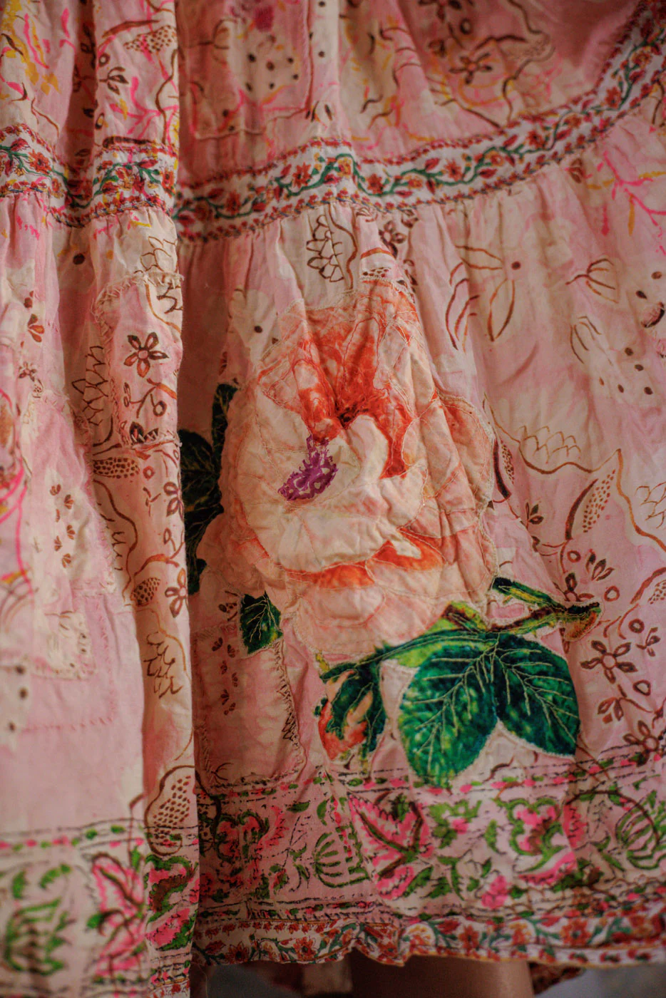 Magnolia Pearl European Cotton Della Dreamer Dress with Applique in Sweet Sixteen Dress 2027