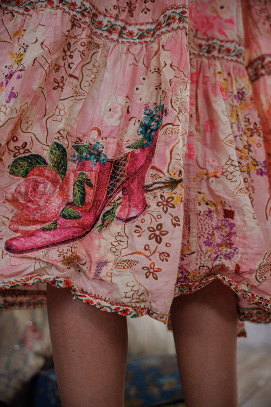 Magnolia Pearl European Cotton Della Dreamer Dress with Applique in Sweet Sixteen Dress 2027 - Image 2