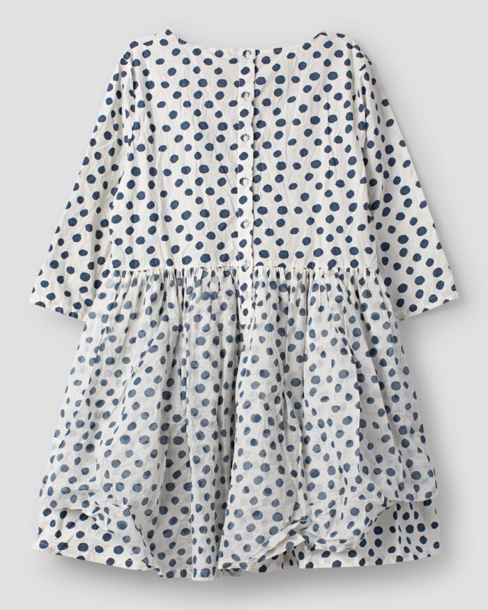 Ewa i walla Licia Tunic Dress in Blue Dot Tunic 44142