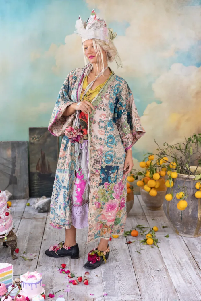 Magnolia Pearl Piecewise Dashi Kimono in Zazu Jacket 1190 - Image 7