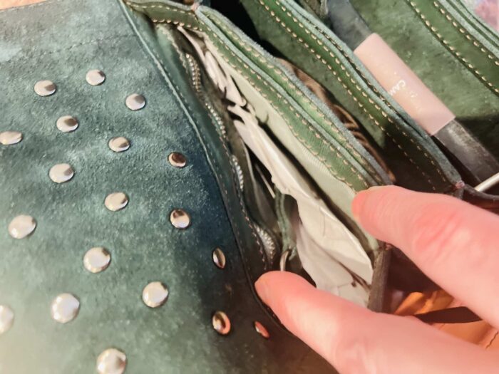 Campomaggi Italian Leather Agnese Cross Body Tracillina Piccola Vacchetta Strap with Trasp in Bottle Green Item # C016500ND/X2785/C2505 - Image 6