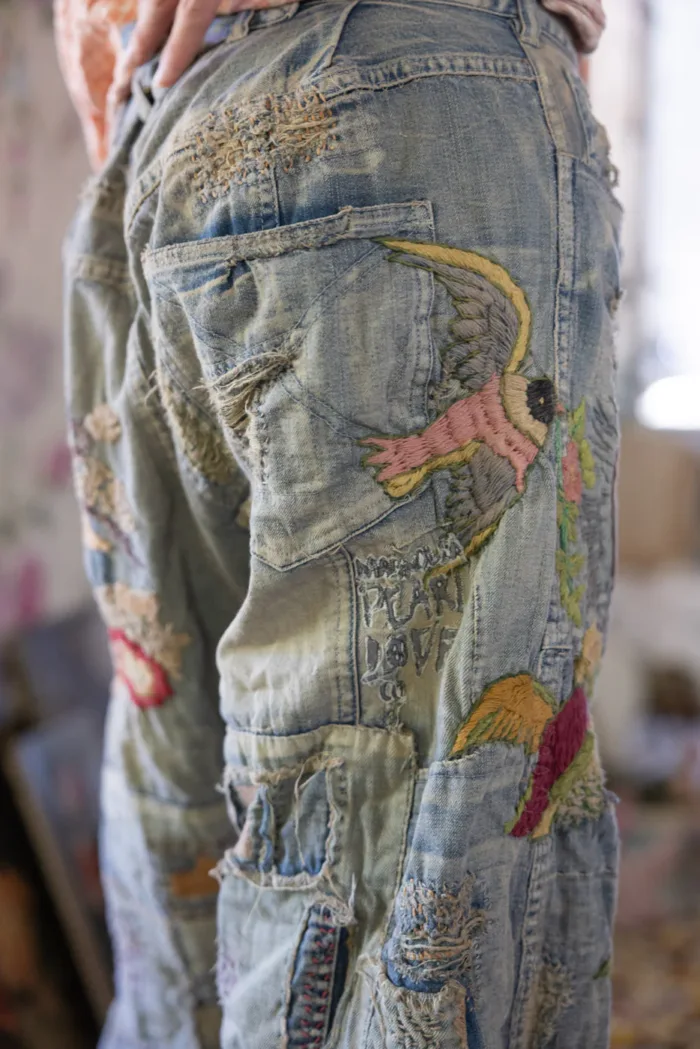 Magnolia Pearl Belle Le Vie Miner Denims in Faded Indigo Pants 848 - Image 6