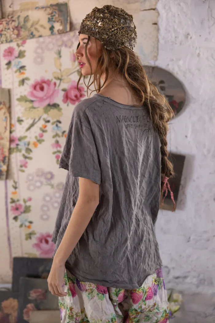 Magnolia Pearl Cotton Jersey Fraise T in Ozzy Top 2346
