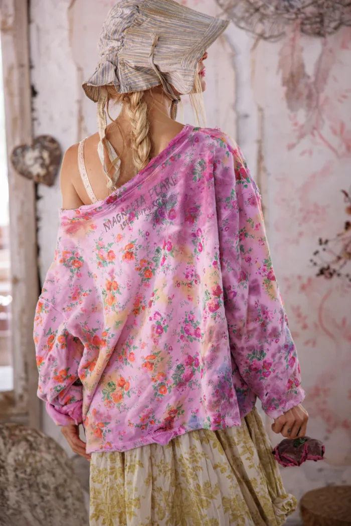 Magnolia Pearl Cotton Fleece FS Hermosa Sweatshirt in Myrrh Top 2389 - Image 5