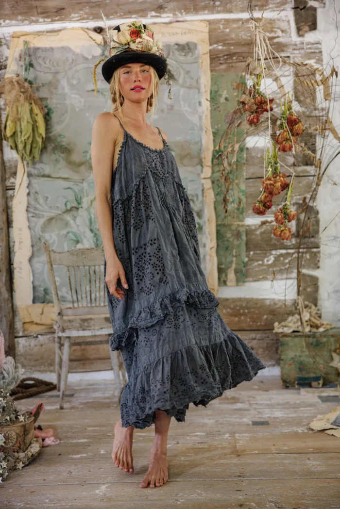 Magnolia Pearl European Cotton Eyelet Emb Esti Cami Dress in Ozzy Dress 1282 - Image 2