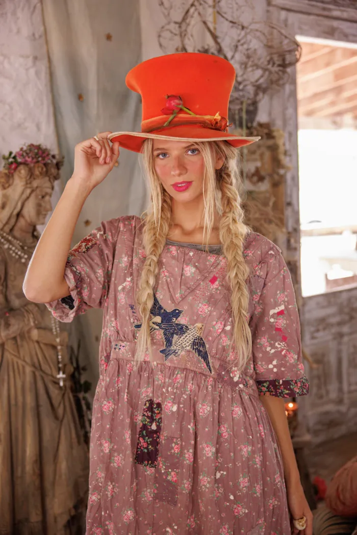 Magnolia Pearl European Cotton Starra Layered Dress in Sima Dress 1353 - Image 3