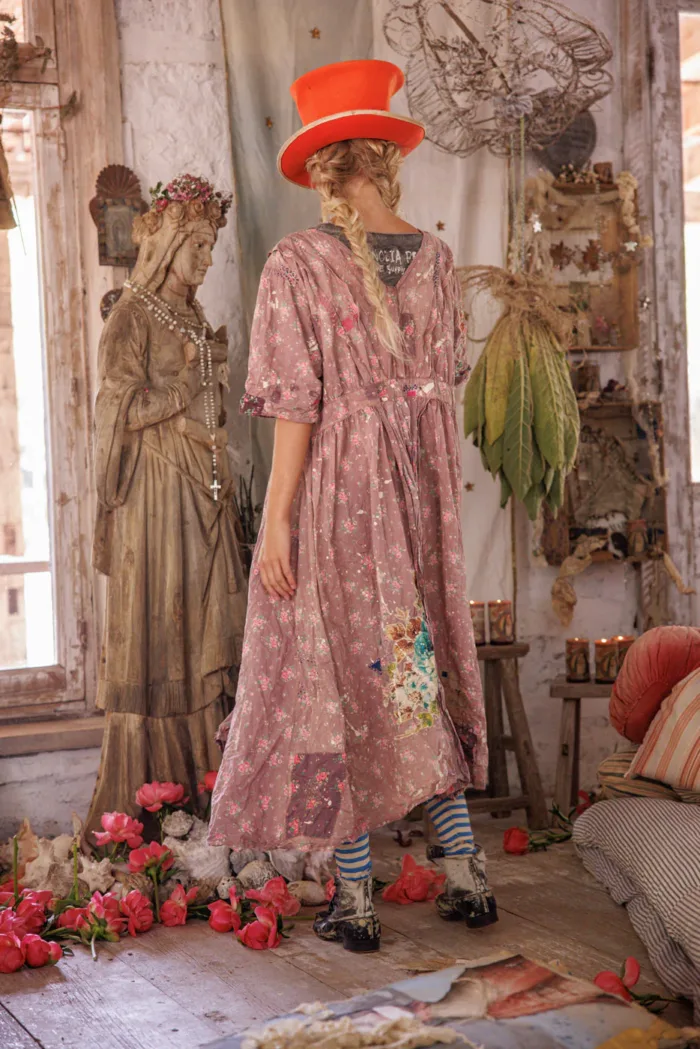 Magnolia Pearl European Cotton Starra Layered Dress in Sima Dress 1353 - Image 6
