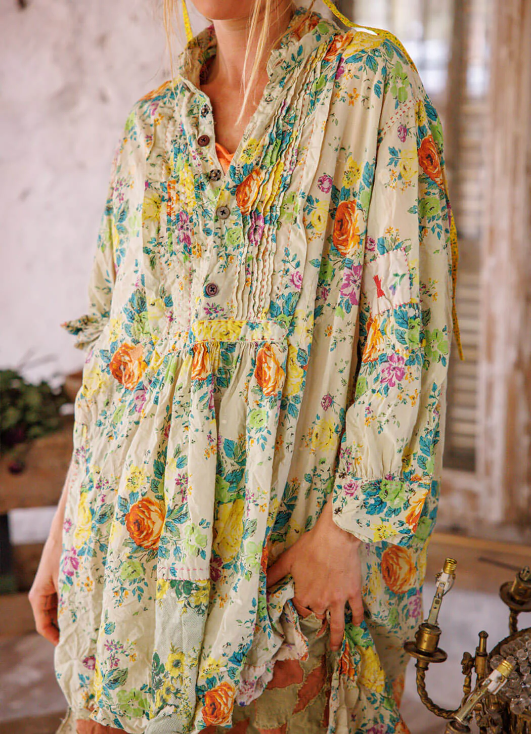 Magnolia Pearl European Cotton Cordelia Night Shirt in Henrietta Top 2388
