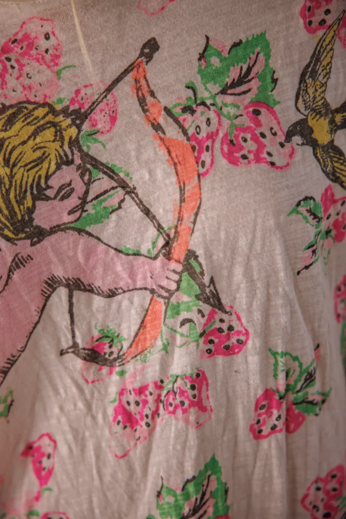 Magnolia Pearl Cotton Jersey Berry Little Archer T in Wild Strawberries Top 2552 - Image 3