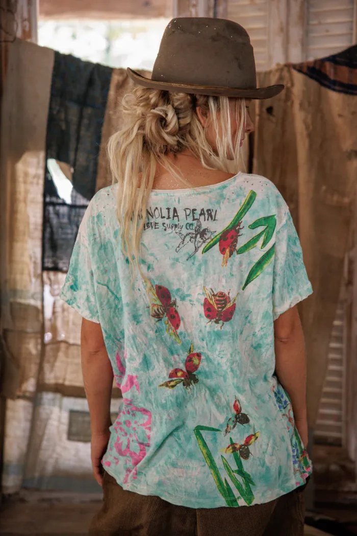 Magnolia Pearl Cotton Jersey Be My Ladybug T in Splendid Top 2469 - Image 2