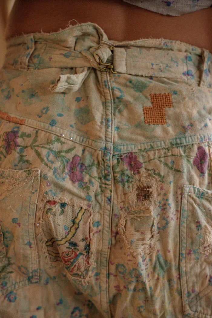 Magnolia Pearl Cotton Twill CLover Dani Blues Pants in Cottonwood Pants 974 - Image 3