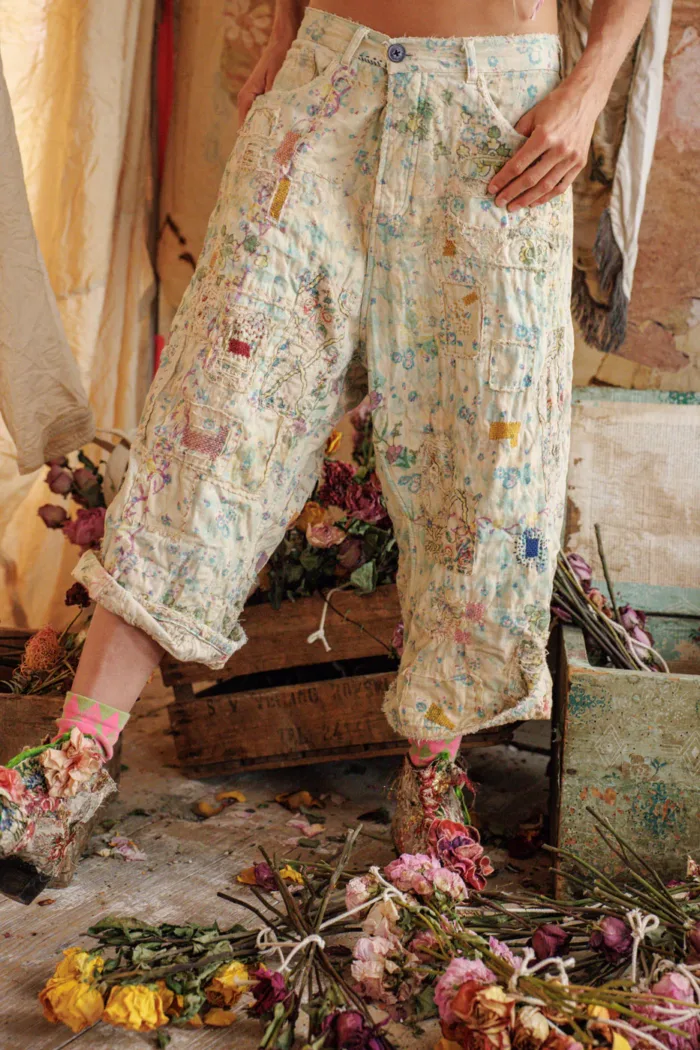 Magnolia Pearl Cotton Twill CLover Dani Blues Pants in Cottonwood Pants 974 - Image 7