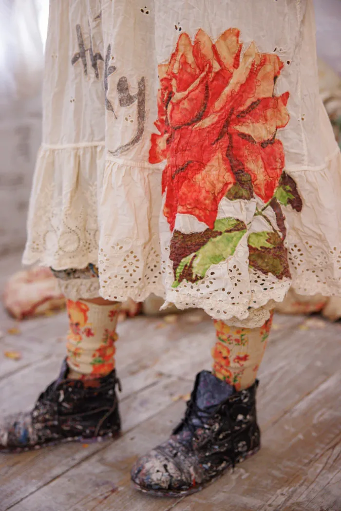 Magnolia Pearl Eyelet Avril Tank Dress in Field of Flowers Dress 1139 - Image 4