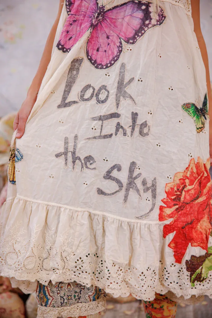 Magnolia Pearl Eyelet Avril Tank Dress in Field of Flowers Dress 1139 - Image 3