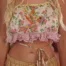 Magnolia Pearl European Cotton Eyelet Layering Wrap Tank in Emma Rose Tank 414