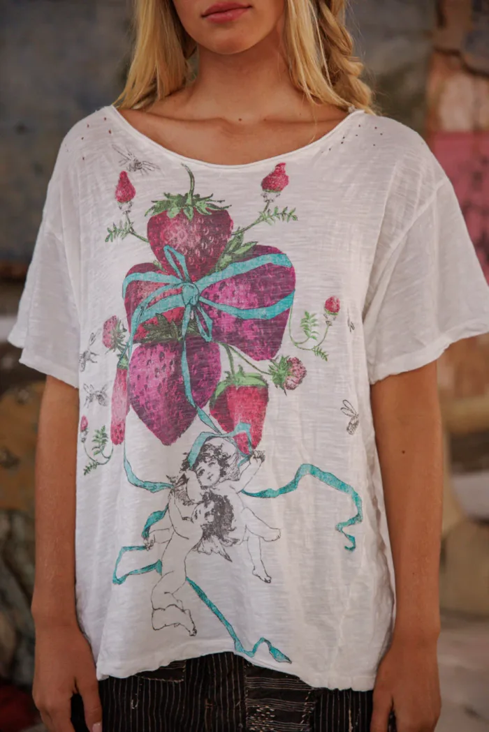 Magnolia Pearl Cotton Jersey Gather Me Berries T in True Top 2530 - Image 3