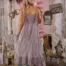 Magnolia Pearl Eyelet Vianny Slip Dress in Lilac Ash Dress 1312