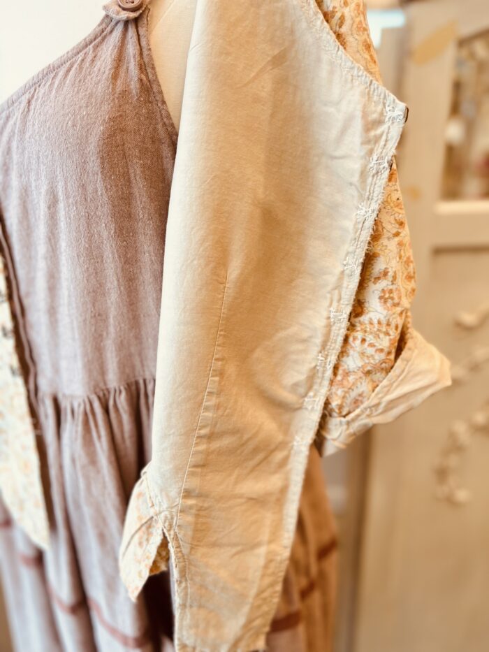 Magnolia Pearl European Woven Cotton Hand Block Print Briar Jacket in Naranja Jacket 391 - Image 3
