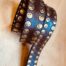 Campomaggi Italian Leather Dual Row Studded Belt in Chocolate Belt