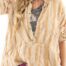 Magnolia Pearl Cotton Stripe Flex Raya Shirt in Guava Top 1119