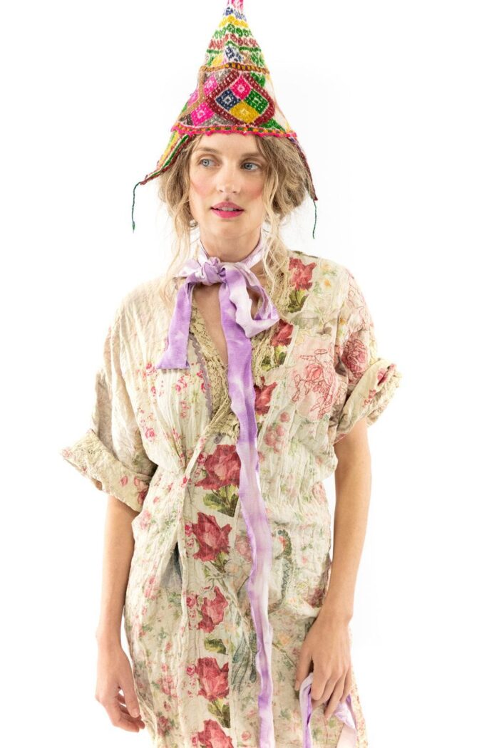Magnolia Pearl Floral Patchwork Vijji Kimono in Wonderland Jacket 687 - Image 4