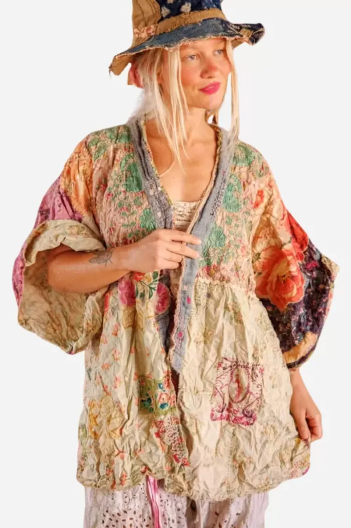 Magnolia Pearl European Cotton Piecewise Dashi Kimono in Wonderland Jacket 1234