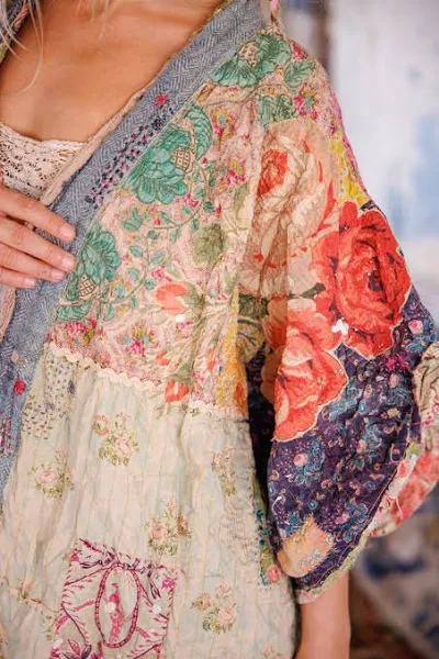 Magnolia Pearl European Cotton Piecewise Dashi Kimono in Wonderland Jacket 1234